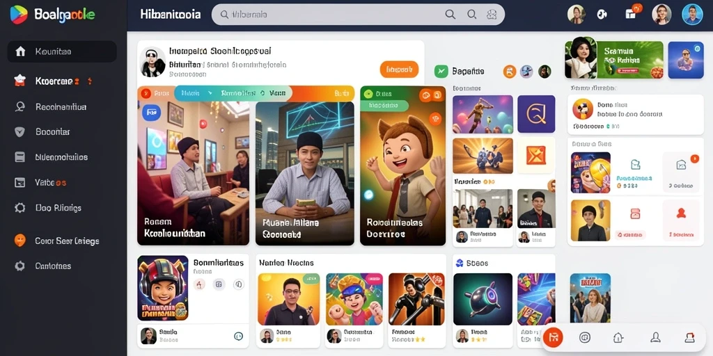Tampilan awal yang menarik dan memikat perhatian.