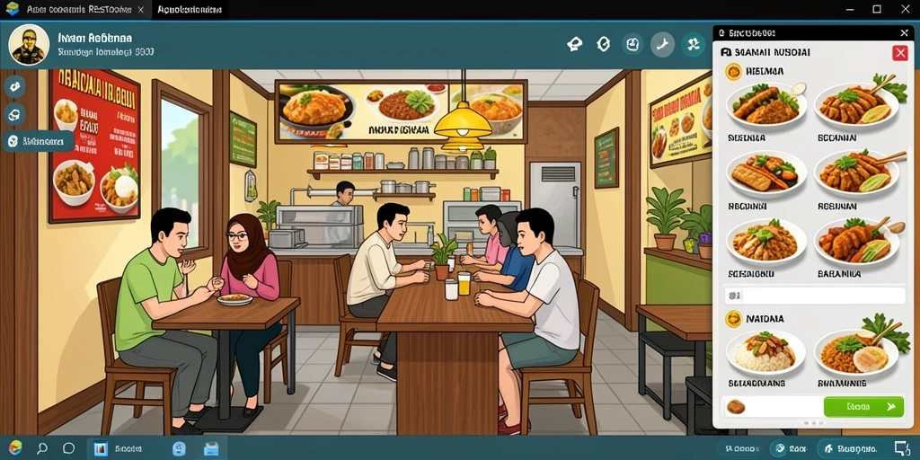 Tampilan grafis AN777 yang menawan.