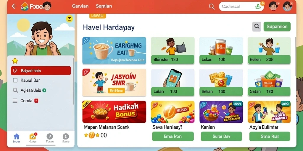 Tampilan awal D06 yang memukau dan penuh warna.