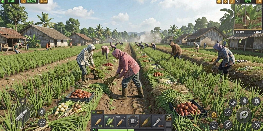 Grafis menawan yang memukau di setiap lokasi.