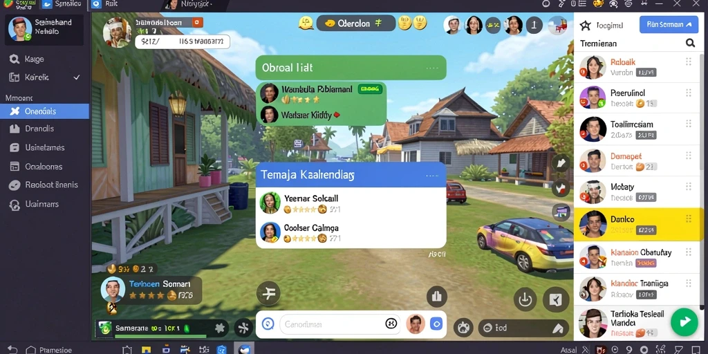 Tampilan awal game yang menarik dan intuitif.