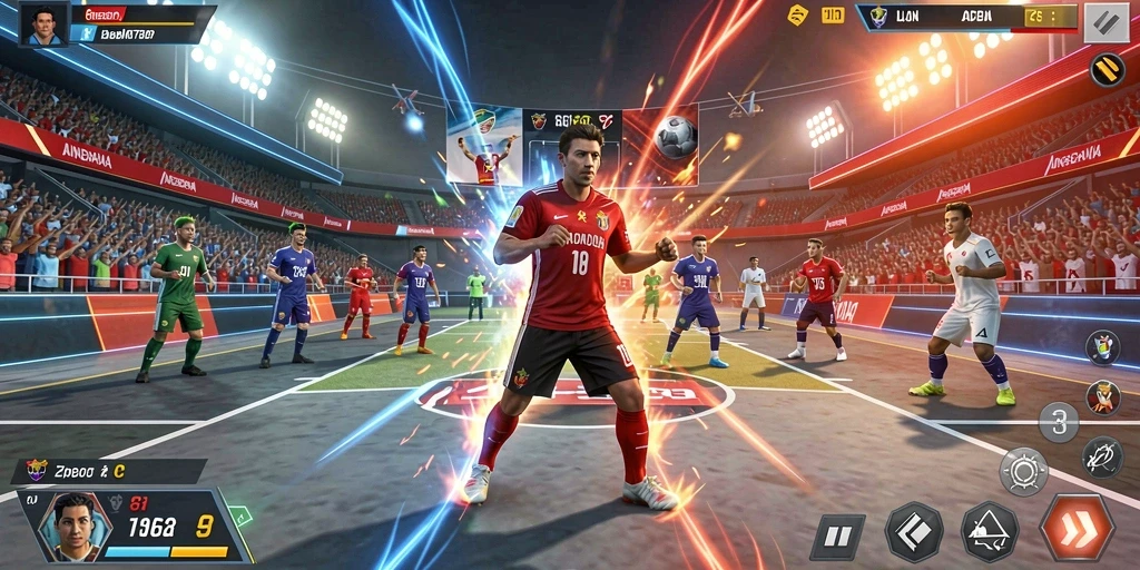 Tampilan antarmuka permainan yang menarik.