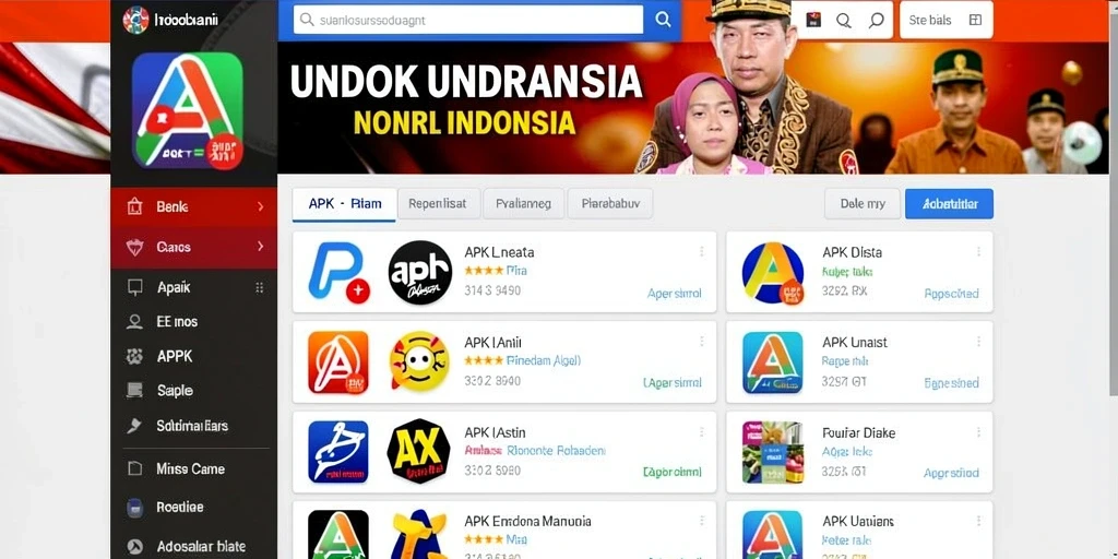 Tampilan antarmuka INTERWIN yang menarik dan mudah dinavigasi.