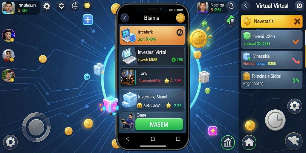 Tampilan awal aplikasi NEKO4D yang menarik.