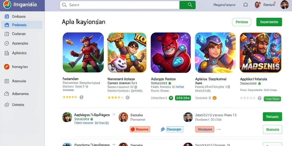 Tampilan antarmuka yang sederhana dan menarik.