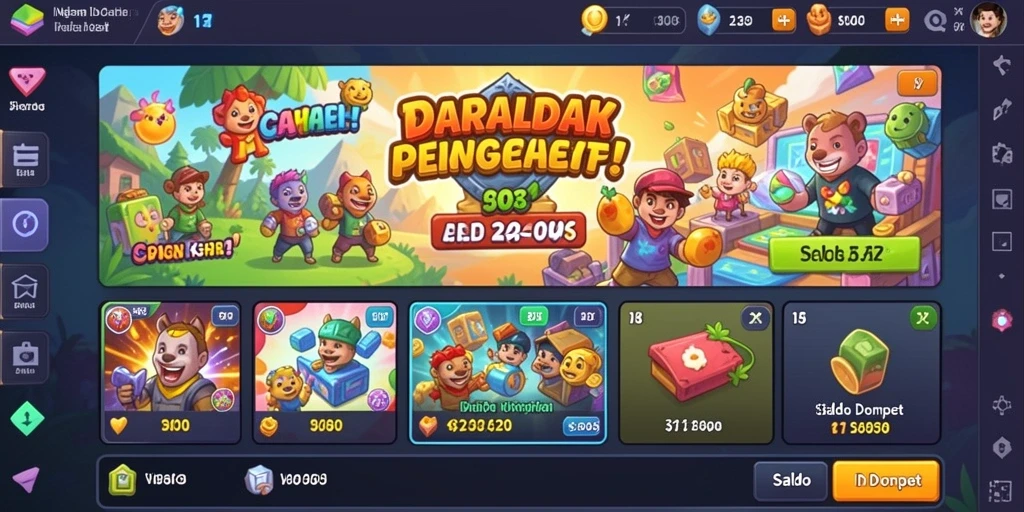 Tampilan awal yang menarik dan mudah dinavigasi.