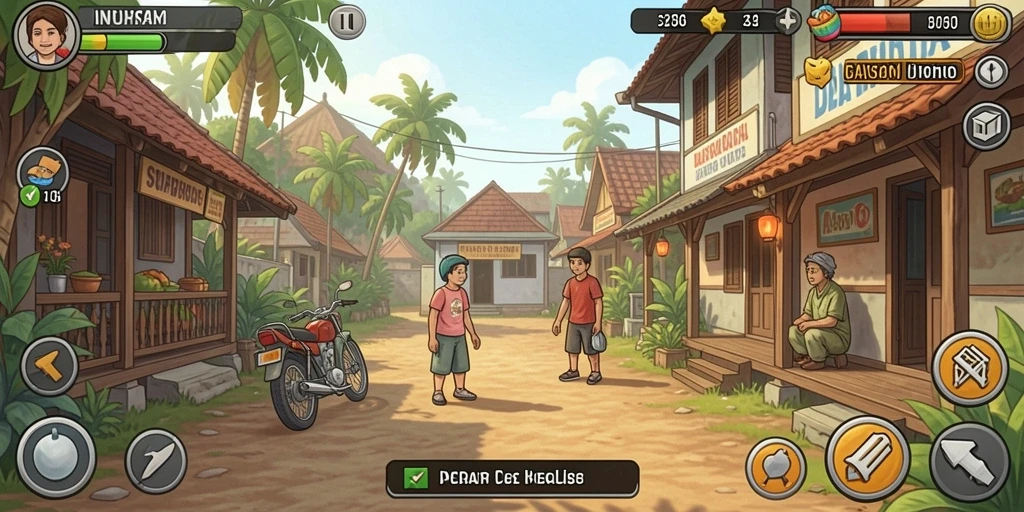 Tangkapan layar menampilkan mode permainan yang menarik.