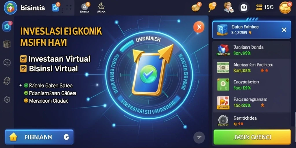 Tampilan awal permainan yang memukau dan menarik.