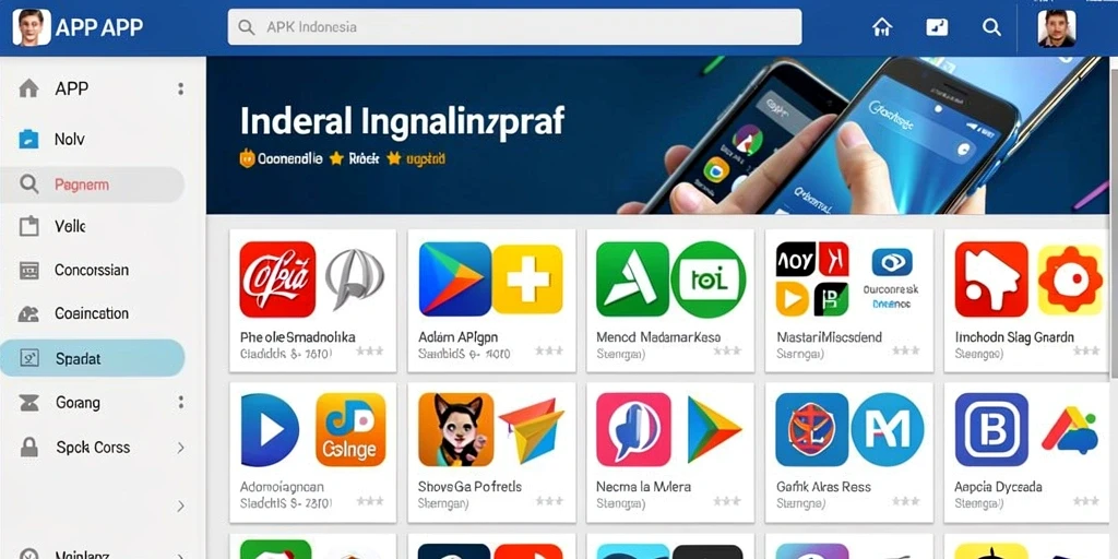 Tampilan awal game yang menarik dan intuitif.